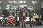 Brad Binder (KTM), Marco Bezzecchi (VR46) und Luca Marini (VR46) 