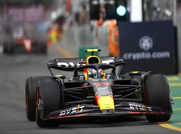 Titel-Bild zur News: Sergio Perez (Red Bull RB19) im Qualifying zum Formel-1-Rennen in Australien 2023
