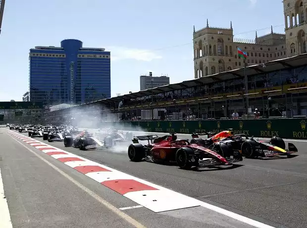 Charles Leclerc, Sergio Perez Titel-Bild zur News: Charles Leclerc, Sergio Perez