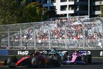 Carlos Sainz (Ferrari), Pierre Gasly (Alpine) und Lance Stroll (Aston Martin) 