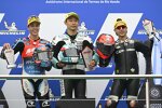 Diogo Moreira (MT), Tatsuki Suzuki (Leopard) und Andrea Migno 