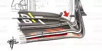 Der neue Frontflügel am Red Bull RB19 in Melbourne