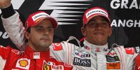 Felipe Massa, Lewis Hamilton, Kimi Räikkönen