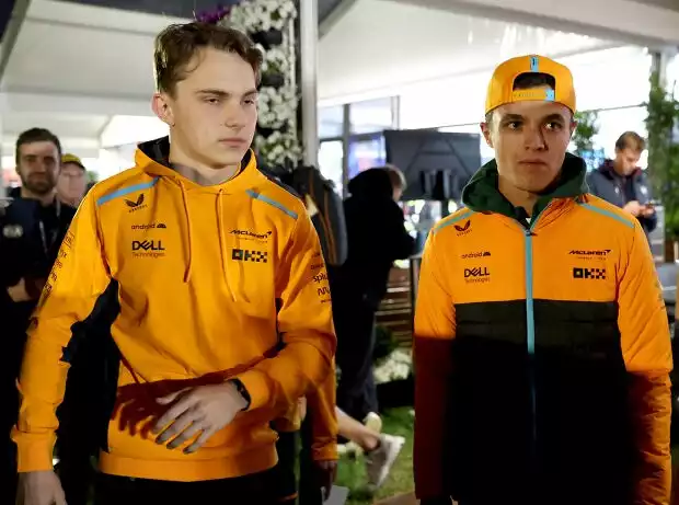 Oscar Piastri, Lando Norris Titel-Bild zur News: Oscar Piastri, Lando Norris