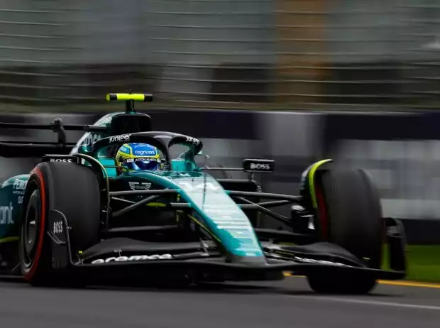 Titel-Bild zur News: Fernando Alonso im Aston Martin AMR23 beim Grand Prix von Australien 2023 in Melbourne