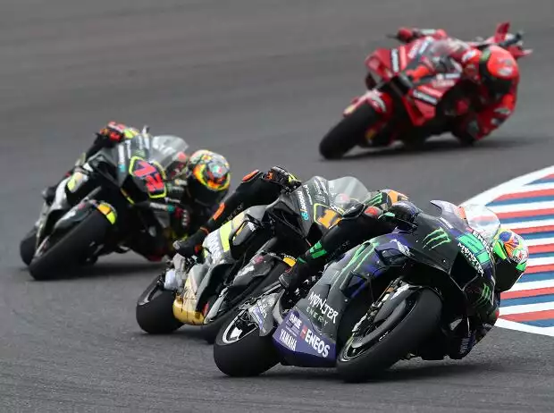 Titel-Bild zur News: Franco Morbidelli, Luca Marini, Marco Bezzecchi, Francesco Bagnaia