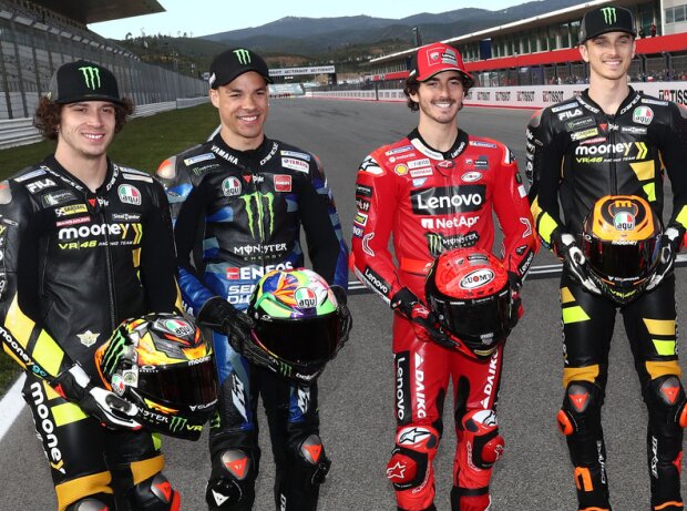 Marco Bezzecchi, Franco Morbidelli, Francesco Bagnaia, Luca Marini