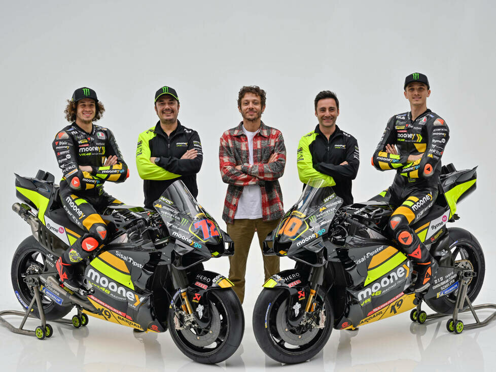 Marco Bezzecchi, Alessio "Uccio" Salucci, Valentino Rossi, Pablo Nieto, Luca Marini