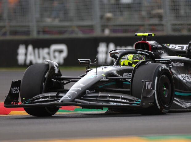 Titel-Bild zur News: Lewis Hamilton im Mercedes W14 beim Formel-1-Rennen in Australien 2023