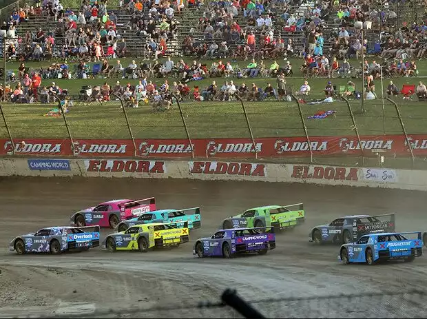 SRX-Action auf dem Eldora Speedway Titel-Bild zur News: SRX-Action auf dem Eldora Speedway