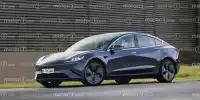 Bild zum Inhalt: So könnte das neue Tesla Model 3 (2023) aussehen