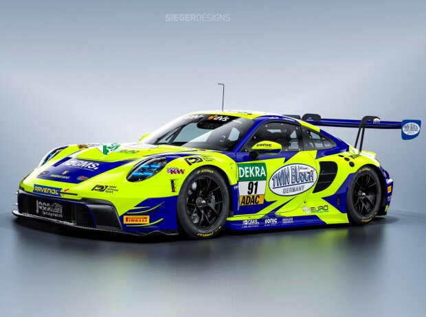 Porsche 911 GT3 R von Joos für das ADAC GT Masters 2023 Porsche 911 GT3 R von Joos für das ADAC GT Masters 2023