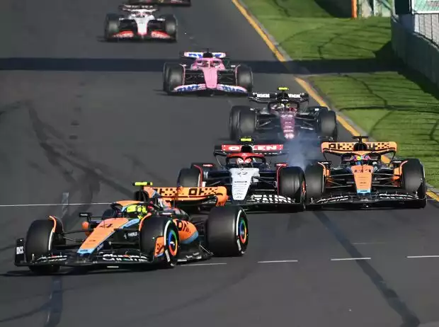 Lando Norris, Yuki Tsunoda, Oscar Piastri Titel-Bild zur News: Lando Norris, Yuki Tsunoda, Oscar Piastri