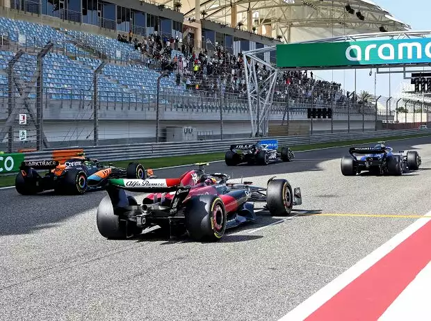 Guanyu Zhou, Kevin Magnussen, Logan Sargeant, Lando Norris Titel-Bild zur News: Guanyu Zhou, Kevin Magnussen, Logan Sargeant, Lando Norris