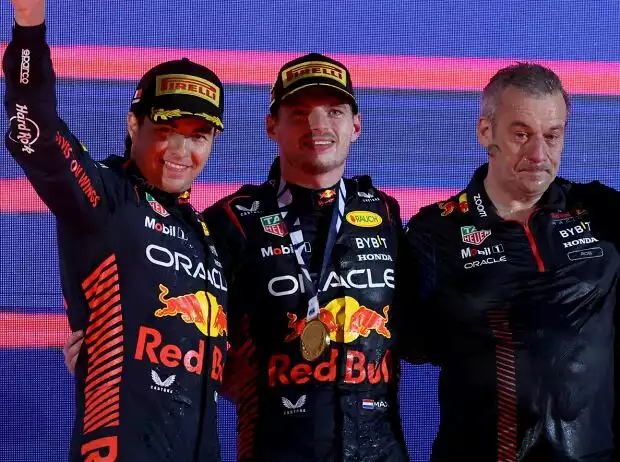 Sergio Perez, Max Verstappen, Fernando Alonso Titel-Bild zur News: Sergio Perez, Max Verstappen, Fernando Alonso