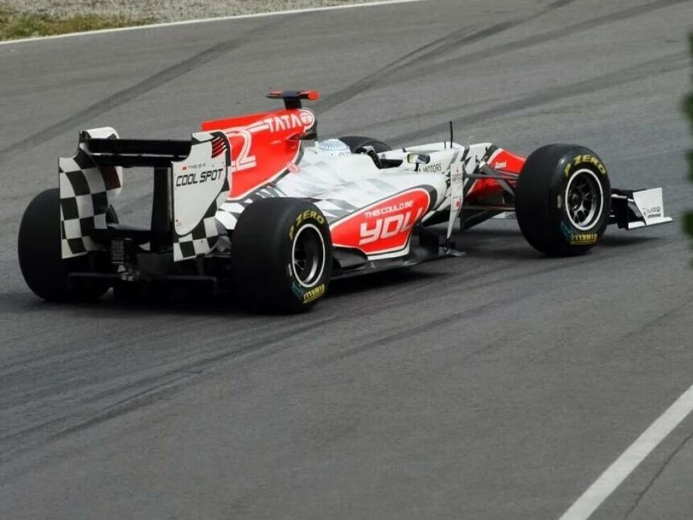 Narain Karthikeyan (HRT) beim Formel-1-Rennen in Kanada 2011