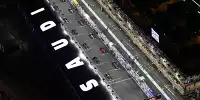 Start zum Grand Prix von Saudi-Arabien 2023 in Dschidda aus der Vogelperspektive