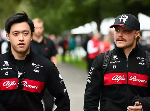 Guanyu Zhou, Valtteri Bottas Titel-Bild zur News: Guanyu Zhou, Valtteri Bottas