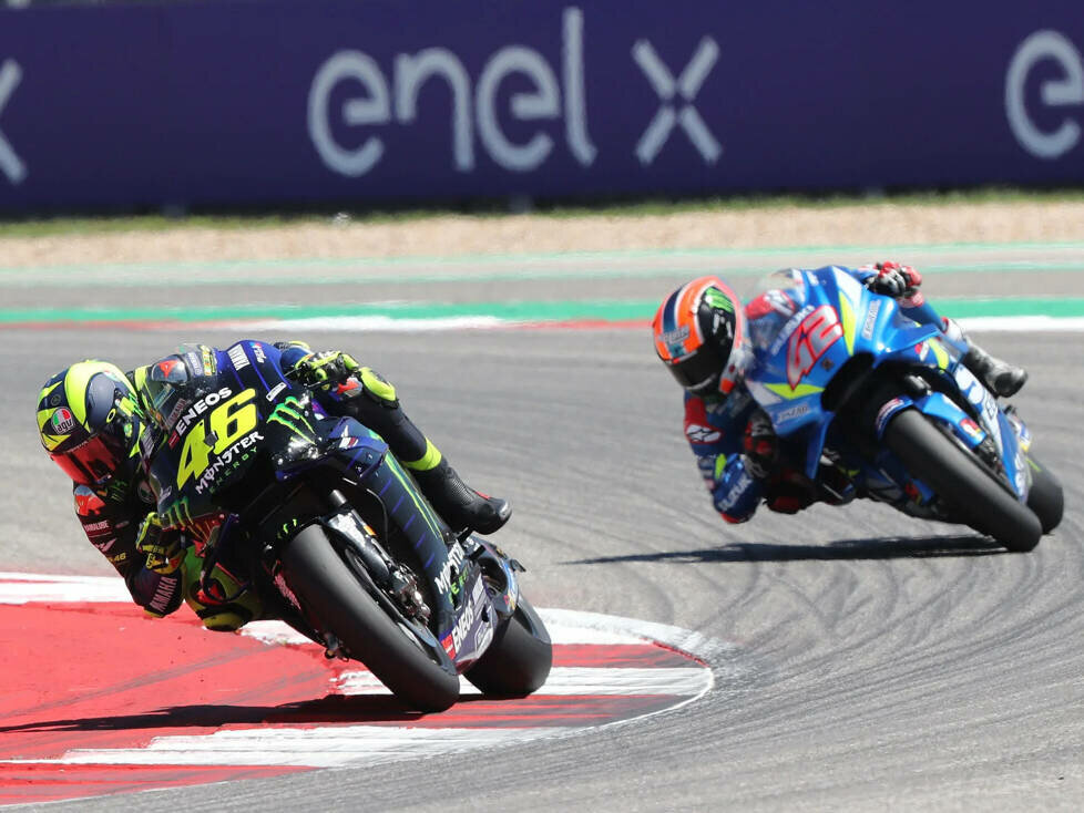 Alex Rins, Valentino Rossi