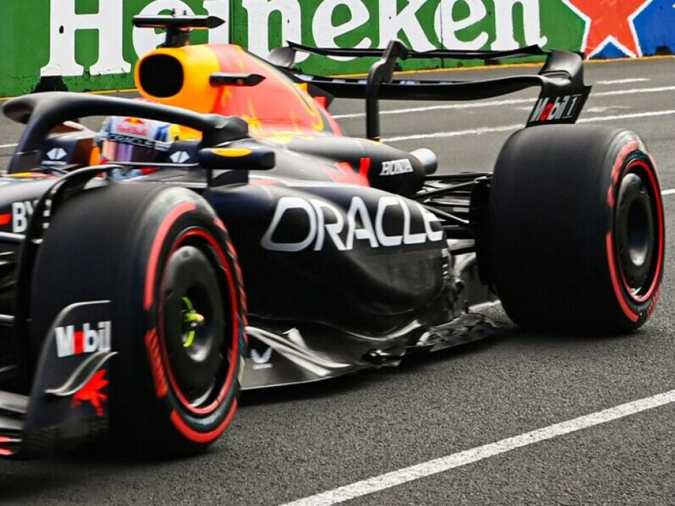 Offenes DRS am Red Bull RB19 von Max Verstappen in Australien 2023