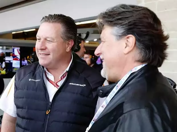 Karun Chandhok, Zak Brown, Michael Andretti Titel-Bild zur News: Karun Chandhok, Zak Brown, Michael Andretti