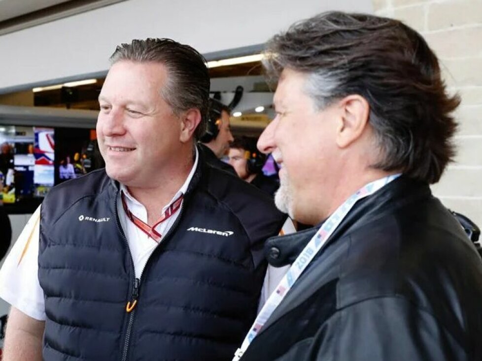 Karun Chandhok, Zak Brown, Michael Andretti