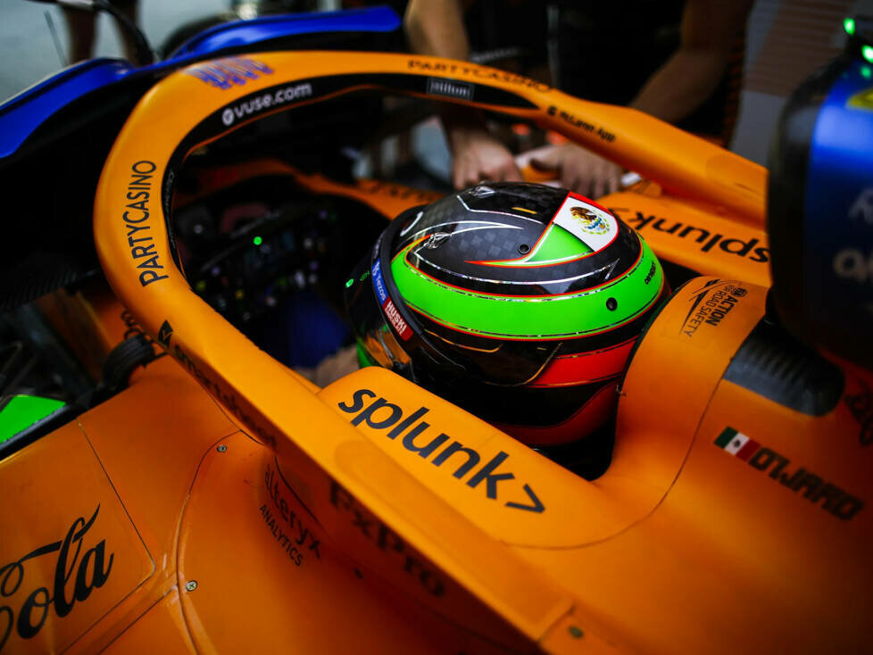 Patricio O'Ward im Training zum Formel-1-Rennen in Abu Dhabi 2022