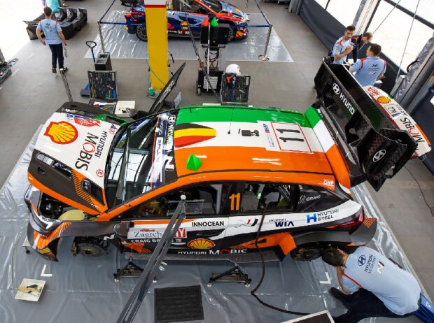 Sonderlackierung von Hyundai für die Rallye Kroatien Sonderlackierung von Hyundai für die Rallye Kroatien