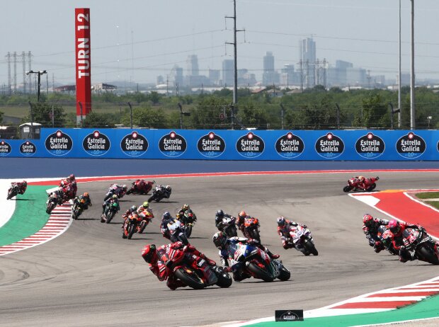 MotoGP-Action auf dem Circuit of The Americas in Austin