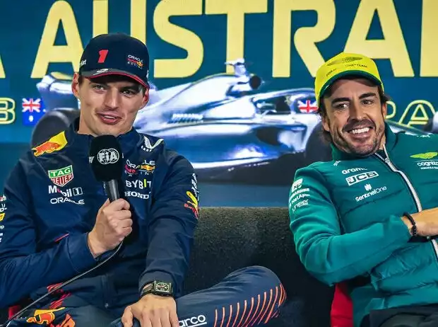 Max Verstappen, Fernando Alonso Titel-Bild zur News: Max Verstappen, Fernando Alonso