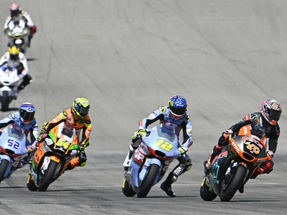 Moto2-Action auf dem Circuit of The Americas in Austin