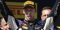 Daniil Kwjat auf dem Formel-1-Podium 2015 in Ungarn