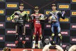 Jonathan Rea, Alvaro Bautista und Toprak Razgatlioglu 