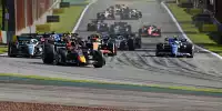 Max Verstappen, George Russell, Lando Norris, Esteban Ocon