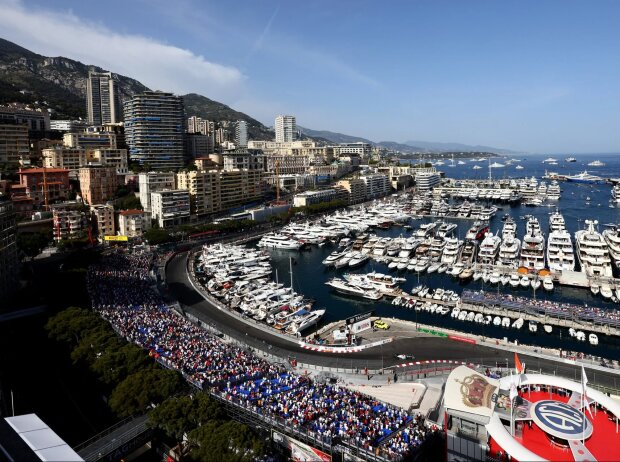 Titel-Bild zur News: Blick auf die Rennstrecke in Monaco 2022