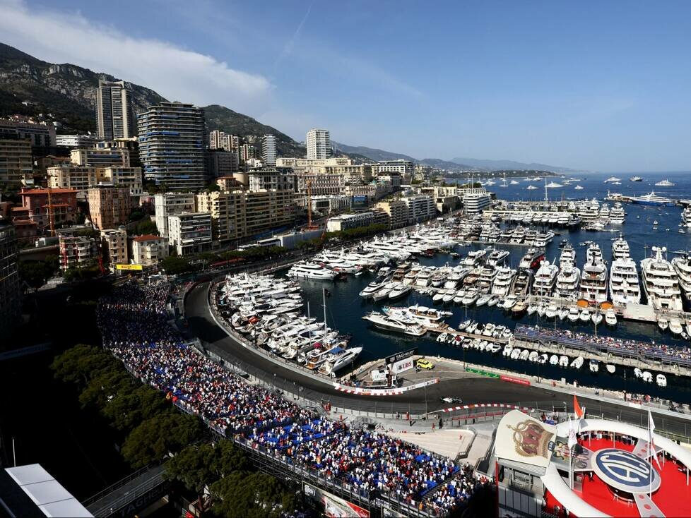 Blick auf die Rennstrecke in Monaco 2022
