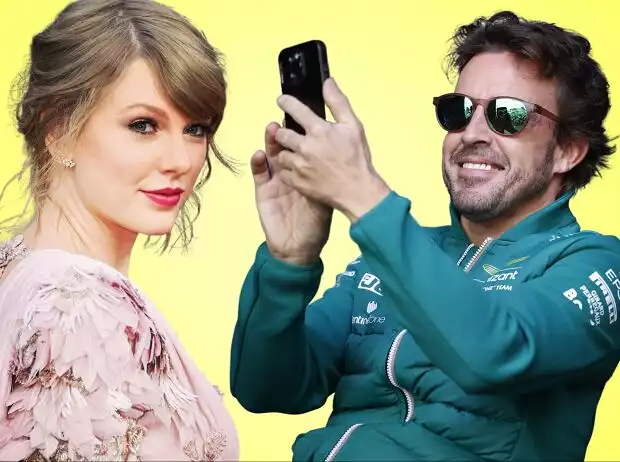 Taylor Swift und Fernando Alonso (Fotomontage) Titel-Bild zur News: Taylor Swift und Fernando Alonso (Fotomontage)