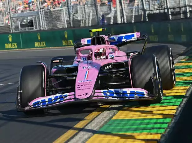 Pierre Gasly (Alpine A523) beim Formel-1-Rennen in Australien 2023 Titel-Bild zur News: Pierre Gasly (Alpine A523) beim Formel-1-Rennen in Australien 2023