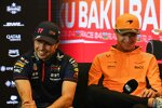 Sergio Perez (Red Bull) und Lando Norris (McLaren) 