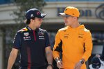 Sergio Perez (Red Bull) und Lando Norris (McLaren) 