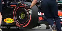 Pirelli-Reifen der Soft-Mischung am Red Bull RB19 von Max Verstappen in der Formel 1 2023
