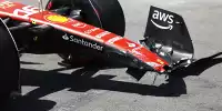 Der Ferrari SF-23 von Charles Leclerc nach dem Unfall im Sprint-Shootout beim Formel-1-Rennen in Baku
