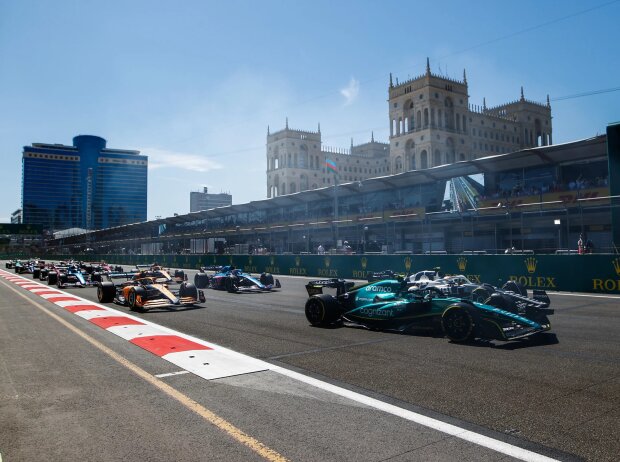 Sebastian Vettel, Yuki Tsunoda, Lando Norris, Fernando Alonso Sebastian Vettel, Yuki Tsunoda, Lando Norris, Fernando Alonso