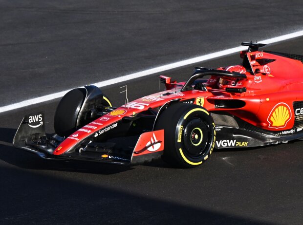 Titel-Bild zur News: Charles Leclerc im Ferrari SF-23 beim Formel-1-Sprint 2023 in Baku