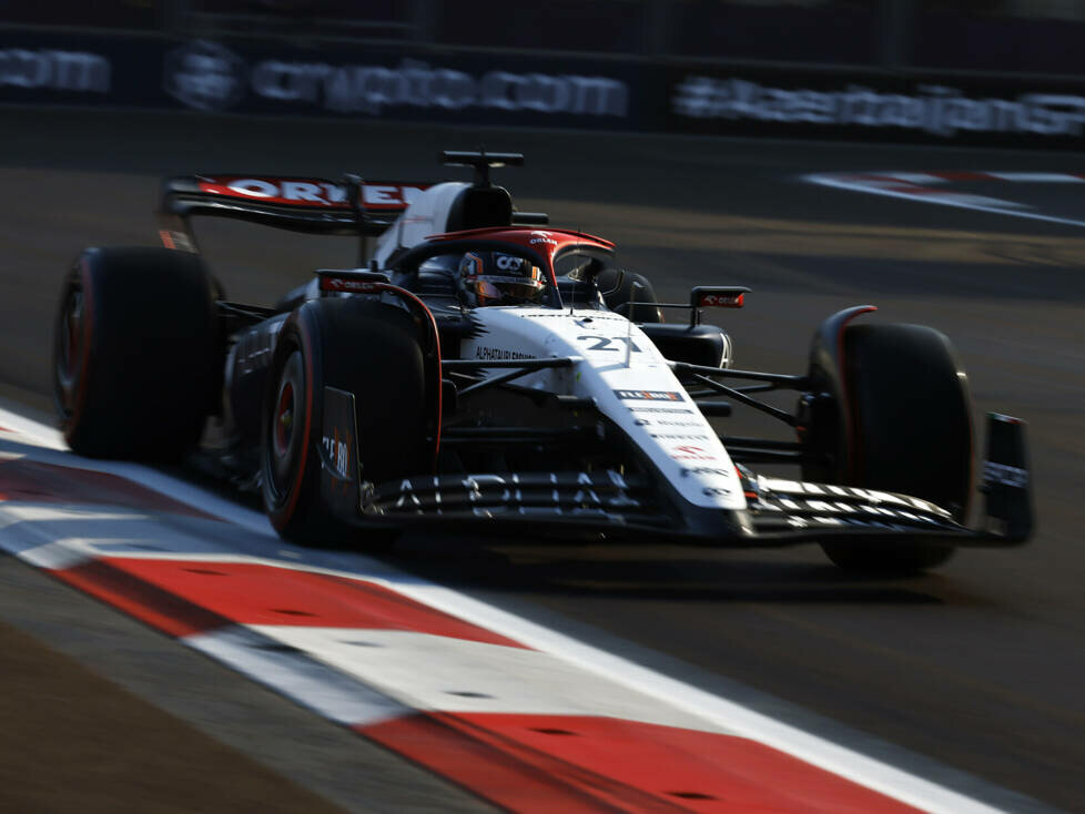 Nyck de Vries (AlphaTauri AT04) beim Qualifying zum Formel-1-Rennen in Aserbaidschan 2023