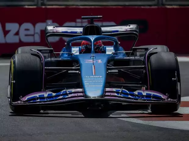 Esteban Ocon (Alpine A523) beim Formel-1-Sprint in Aserbaidschan 2023 Titel-Bild zur News: Esteban Ocon (Alpine A523) beim Formel-1-Sprint in Aserbaidschan 2023