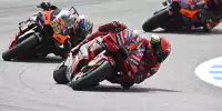 Bild zum Inhalt: MotoGP-Rennen in Jerez 2023: Francesco Bagnaia gewinnt Duell gegen Brad Binder