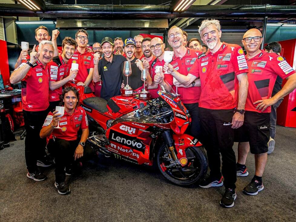 Francesco Bagnaia, Valentino Rossi