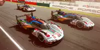 Rendering Porsche 963 in der Sonderlackierung für die 24 Stunden von Le Mans 2023