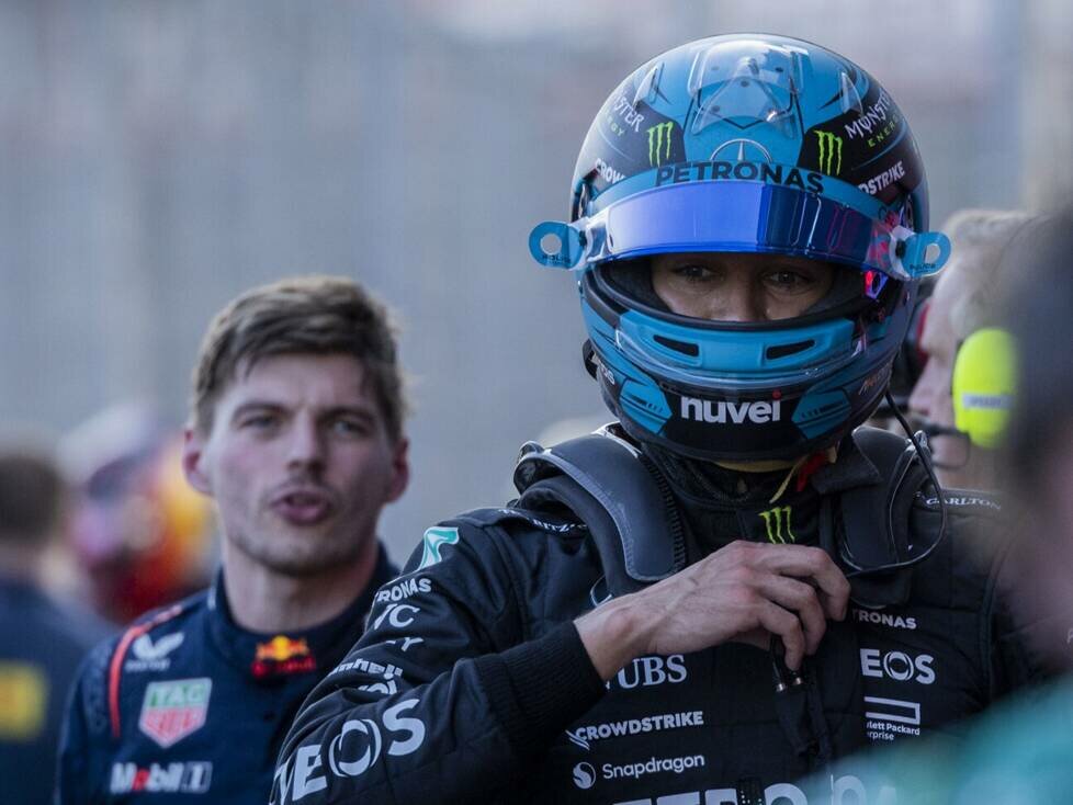 Max Verstappen beschimpft George Russell nach dem Sprint in Baku 2023 als "Schwachkopf"
